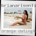 Orange, dating