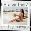 Ridley horny woman