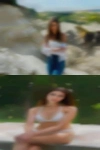 Naked women waders brunette