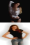 Middle age curvy woman full
