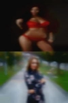 Swinging dominate couple girl