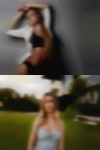 Woman dancing storm