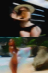 Nude women in the Bernice, Louisiana bathroom pooping